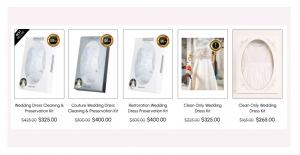 Dress Preservation Kits