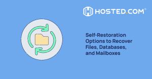 Hosted.com provides self-restoration of website files using Acronis Backup Solutions