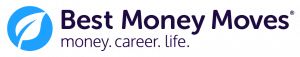 A Transparent Logo for Financial Wellness Provider Best money Moves