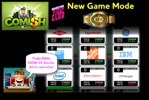 Stock market simulator game adds new game mode with real stocks