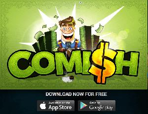 Comish is free for download on Apple App Store and Google Play