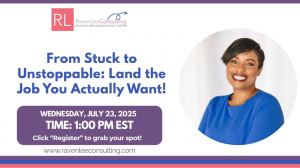 Banner for the upcoming live career training on July 23, 2025 for job seekers who want to stand out