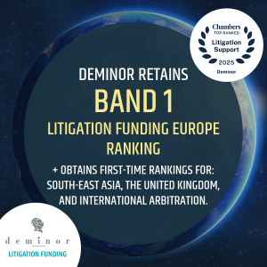 Deminor Retains Band 1 Chambers and Partners Europe Ranking and Expands Global Recognition with New Awards