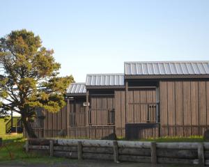 New modern farmhouse style cabins at Roam Tillamook with bay views