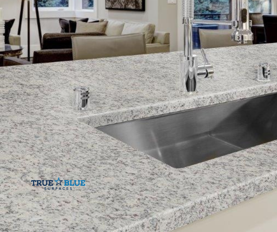 a photo of True Blue Surfaces' Granite Kitchen Countertops project