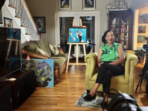 ArtistOnTheGo visits Saint Helena Island to spotlight the powerful work of Cleo Michel