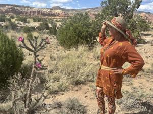 In the mystical landscape of Santa Fe, Shan Ogdemli opens a portal of art and spirit before the cameras of Vivid Arts TV.
