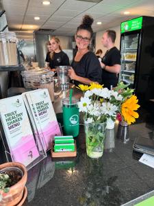 Joy Peoples, owner of Fresh Monkee Erie