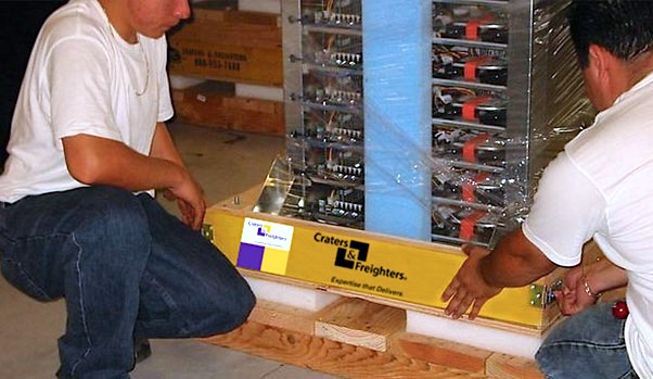 Craters & Freighters Phoenix combines custom crating solutions with specialized packaging techniques and logistics management to safeguard equipment during transit.