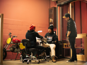 Stephen Carballo works on a client in the relaxed, collaborative environment of LA River Tattoo’s Venice studio — a space that reflects the cultural soul of the neighborhood.