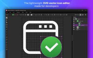 Axialis IconVectors, the Lightweight SVG vector icon editor for Windows and macOS