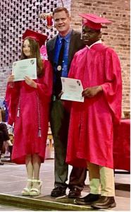 Christian Asare and Taylor Nicolosi (Citizenship Awards) (Photo Credit: Joan Condon)