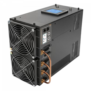 THUNDER SHA256 WARRIOR hydro-cooled ASIC miner with up to 1.38 PH/s hash rate for efficient Bitcoin mining