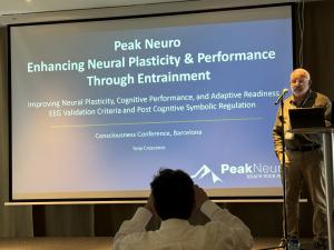 Tony Crescenzo, Founder, Presents Peak Neuro LLC's Innovation At the 31st Annual Science of Consciousness Conference in Barcelona 2025