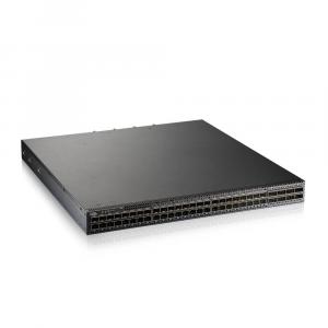 Zyxel CX4800-56F 48-port 10G/25G L3 Aggregation Fiber Switch with 8 100G Uplinks is a high-density 48-port Layer 3 managed switch that features upgradable SFP28 ports to support current 10GbE requirements and enables users to upgrade to 25GbE as network d