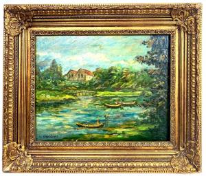William Glackens, French Landscape