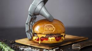 RoboBurger’s fully automated machine grills and assembles fresh burgers.