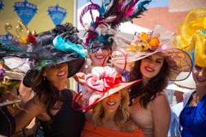 Brady Bunte - Del Mar Opening Day beautiful women and hats