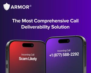 Comprehensive call deliverability showing one phone with spam likely and another without