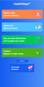 Match for Work or Love, Read, Share, News and Thoughts, Earn Money for Engaging Content