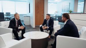 Cordisco & Saile team gathers to discuss a recent case.