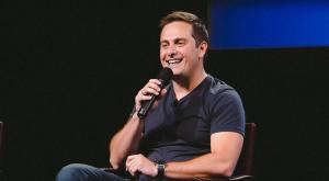 Keith Anderson speaking on a conference panel