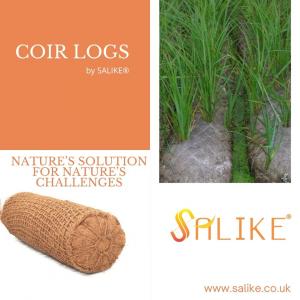 salike coir logs for bioengineering