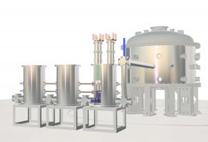 Concept image including a current lead for HTS coils