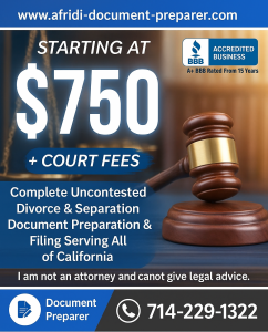 Divorce without an Attorney - Lawyer in California