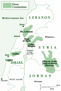 Druze Communities in Lebaon, Syria, Jordan, Israel