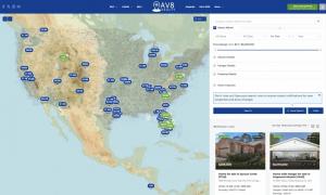 AV8 Realty Enhanced Interactive Search Map with prices and dynamic search