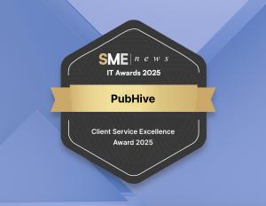 PubHive wins the Client Service Excellence Award