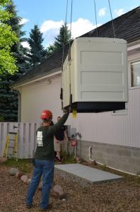 Midwest Generators installation pictured providing onsite backup power.