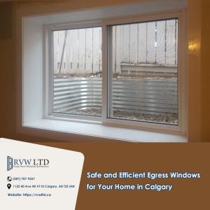 Royal View Windows and Exteriors Safe and Efficient Egress Windows For Your Home in Calgary