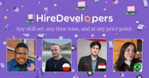 HireDevelopers: Any skill set, any time zone, and at any price point.