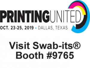 Foam Swab Manufacturer Brings its Swab-its® Retail Line to Printing  United 2019 on October 23-25, 2019 in Booth 9765
