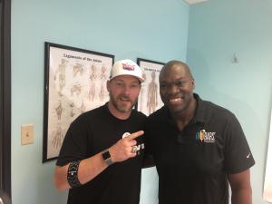iVBars CEO Aaron Keith and former Yankees World Series Pitcher Phil Coke