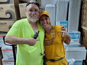 There’s nothing like working together for cementing new friendships.