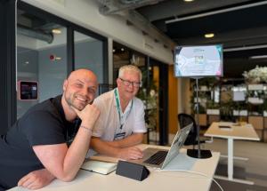 Tao Climate Founders, L to R: Felix Roick, COO; Gary Byrnes, CEO.