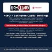 FSBO Partners with Lexington Capital Holdings to Expand Funding Options at Small Business Credit Survival Boot Camp®