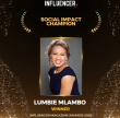 Lumbie Mlambo Wins ‘Social Impact Champion Award’ at Influencer Magazine Awards 2026