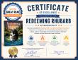 Children's Novel Redeeming Rhubarb Earns Reading With Your Kids Certified Great Read Designation