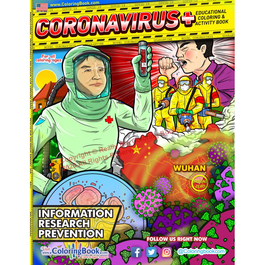 Coronavirus Coloring Book Covid19 EIN Presswire