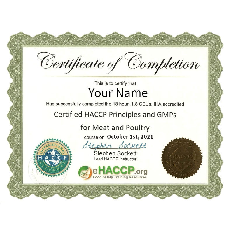 EHACCPorg’s Student Exchange Program Allows For No Risk HACCP Training ...