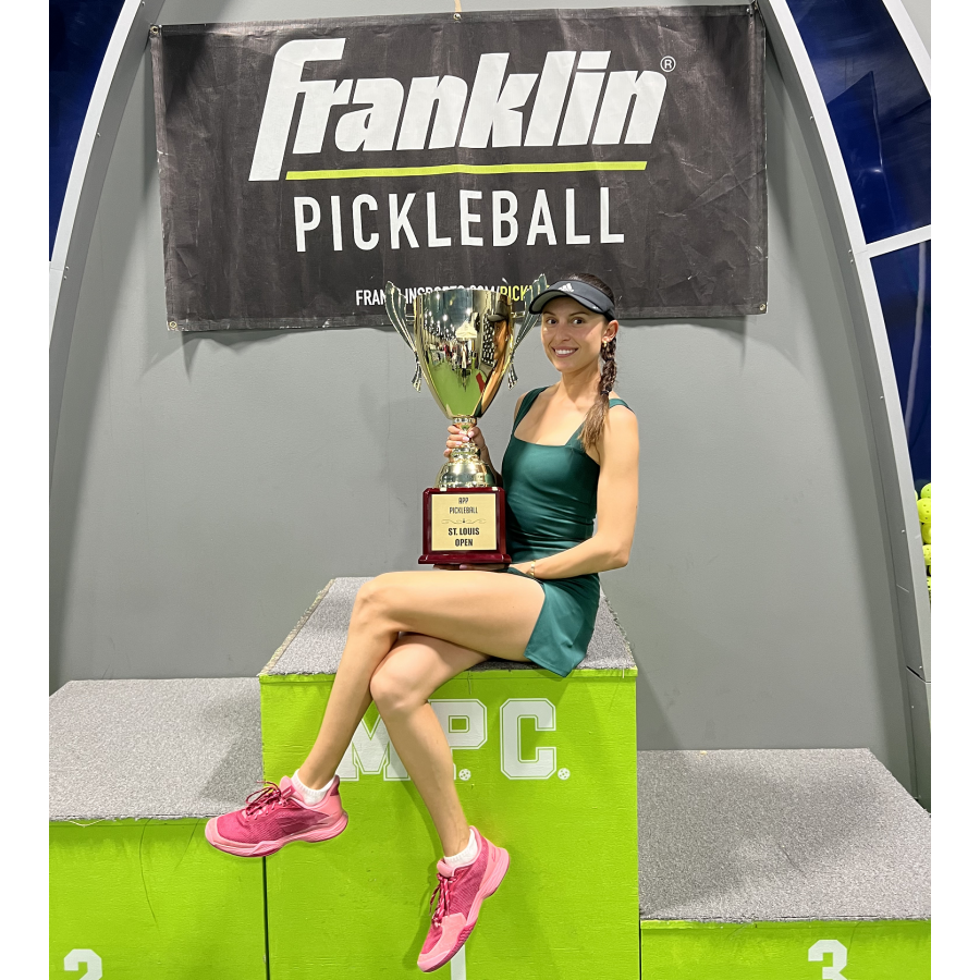 Pro Pickleball Player and Fashionista Parris Todd Takes Gold at the APP