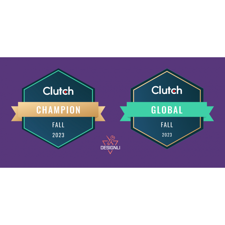 Designli Honored as a Clutch Champion and Global Award Recipient