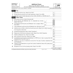 IRS Releases Updated Schedule 2 Tax Form and Instructions for 2023 and ...