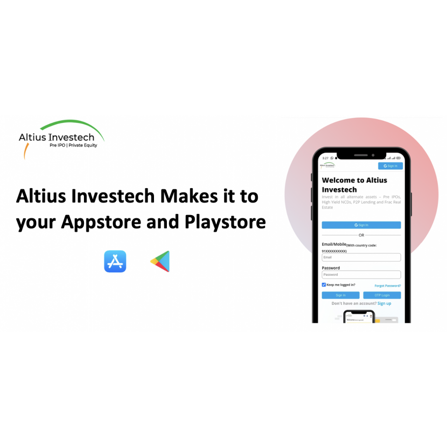 Altius Investech Launches its app in Playstore and Appstore