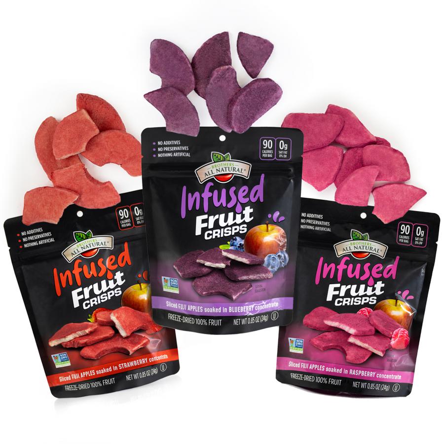 Brothers All Natural to Launch NEW Infused FreezeDried Fruit Crisps at