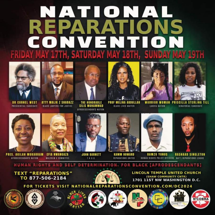 National Leaders Descend on Nation's Capital for Reparations Summit ...